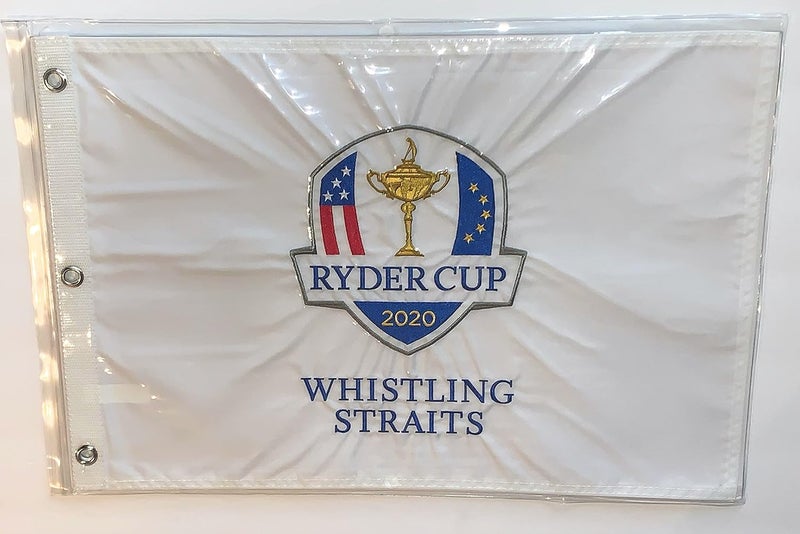 PGA Tour 2020 Ryder Cup golf flag 2021 whistling straits embroidered logo new - Image 4